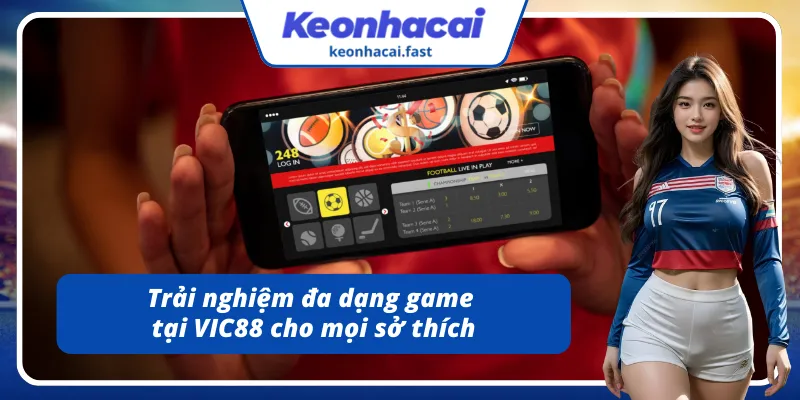 Trải nghiệm đa dạng game tại VIC88 cho mọi sở thích